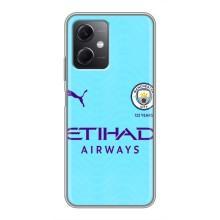 Силиконовые Чехлы принт Футбол на Xiaomi Redmi Note 12 (5G) – Man City