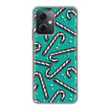 Силиконовый бампер на рождество для Xiaomi Redmi Note 12 (5G) (Леденцы)