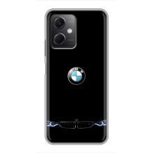 Силиконовый бампер с картинкой машины на Xiaomi Redmi Note 12 (5G) – Черный BMW