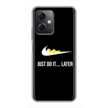 Силиконовый Чехол на Xiaomi Redmi Note 12 (5G) с картинкой Nike (Later)