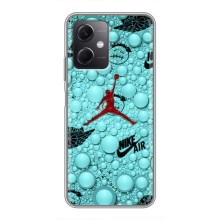 Силиконовый Чехол Nike Air Jordan на Редми Ноут 12 5Джи (Джордан Найк)