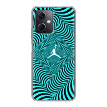 Силиконовый Чехол Nike Air Jordan на Редми Ноут 12 5Джи (Jordan)