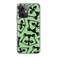 Силиконовый Чехол с Енотами на Xiaomi Redmi Note 12 (5G) – Мордочки Енота
