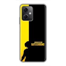 Чехол (TPU) с картинкой "Лого Пабг" на Редми Ноут 12 5Джи – Battlegrounds
