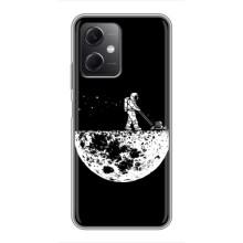 Силиконовый Чехол с принтом "Космонавты" на Xiaomi Redmi Note 12 (5G) – Космонавт