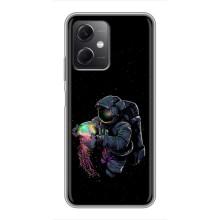 Силиконовый Чехол с принтом "Космонавты" на Xiaomi Redmi Note 12 (5G) – В руках земля