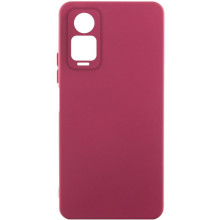 Чохол Silicone Cover Lakshmi Full Camera (AA) для Xiaomi Redmi Note 12 Pro 4G – Бордовий
