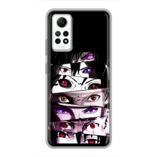 Чехлы Персонажи Аниме Наруто для Xiaomi Redmi Note 12 Pro (4g) (AlphaPrint) – Глаза Anime