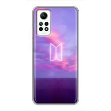 Чехлы BTS для Xiaomi Redmi Note 12 Pro (4g) (AlphaPrint) – BTS логотип