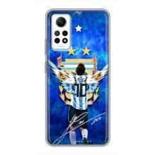 Чехлы для Xiaomi Redmi Note 12 Pro (4g) (Leo чемпион) (AlphaPrint) (Месси сборная)