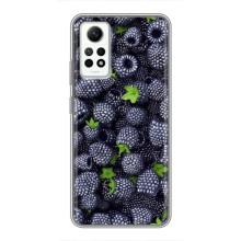 Чехлы с Фруктами для Xiaomi Redmi Note 12 Pro (4g) (VPrint) (Ежевика)