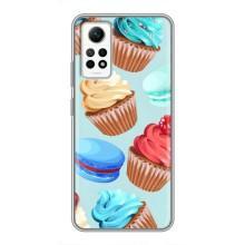 Чехлы с Фруктами для Xiaomi Redmi Note 12 Pro (4g) (VPrint) (Кексики)