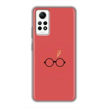 Чехлы с Гарри Поттером для Xiaomi Redmi Note 12 Pro (4g) (AlphaPrint) – шрам и очки