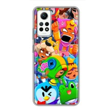 Чехлы Brawl Stars для Xiaomi Redmi Note 12 Pro (4g) (AlphaPrint) – Герои Бравл Старс