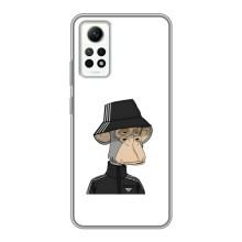 Чехлы с Обезьянами NFT для Xiaomi Redmi Note 12 Pro (4g) (AlphaPrint) (обезьяна NFT Adidas)