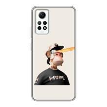 Чехлы с Обезьянами NFT для Xiaomi Redmi Note 12 Pro (4g) (AlphaPrint) (обезьяна NFT в очках)