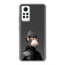 Чехлы с Обезьянами NFT для Xiaomi Redmi Note 12 Pro (4g) (AlphaPrint) (стильная обезьяна NFT)