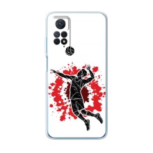 Чехлы с принтом Спортивная тематика для Xiaomi Redmi Note 12 Pro (4g) (Волейболист)