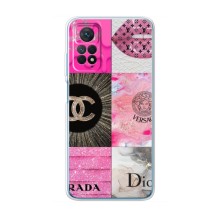 Чехол (Dior, Prada, YSL, Chanel) для Xiaomi Redmi Note 12 Pro (4g) (Модница)
