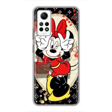 Чехол Disney Mouse Xiaomi Redmi Note 12 Pro (4g) (PREMIUMPrint) (Минни peace)