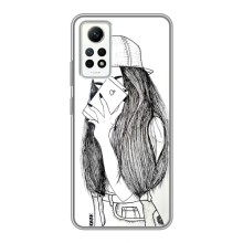 Чехол с печатью для Xiaomi Redmi Note 12 Pro (4g) - (Мода) (AlphaPrint) – Фото девочки