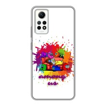 Чехол Амонг Ас для Xiaomi Redmi Note 12 Pro (4g) (AlphaPrint) – Яркий АмонгАс