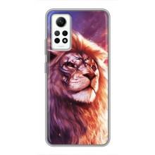 Чехол со Львом для Xiaomi Redmi Note 12 Pro (4g) (VPrint) (Красочный Лев)