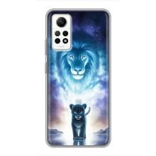 Чехол со Львом для Xiaomi Redmi Note 12 Pro (4g) (VPrint) (Маленький лев)