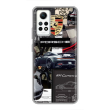 Чохол з авто Порше для Xiaomi Redmi Note 12 Pro (4g) – Колаж Порше