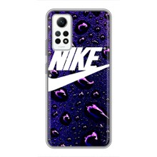 Чехол с логотипом Найк на Xiaomi Redmi Note 12 Pro (4g) – Найк на фиолетовом
