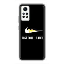 Чехол с логотипом Найк на Xiaomi Redmi Note 12 Pro (4g) – Nike just do it