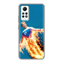 Чохол з принтом Фантастична четвірка для Xiaomi Redmi Note 12 Pro (4g) – Людина-факел