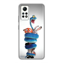 Силіконовий чохол з принтом Зоотрополіс для Xiaomi Redmi Note 12 Pro (4g) – Змія Зоо