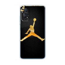 Силиконовый Чехол Nike Air Jordan на Редми Нот 12 Про (4g) (Джордан 23)