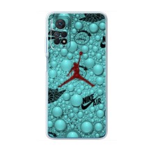 Силиконовый Чехол Nike Air Jordan на Редми Нот 12 Про (4g) (Джордан Найк)