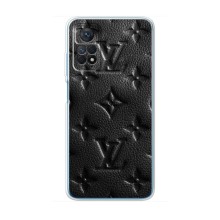 Текстурный Чехол Louis Vuitton для Редми Нот 12 Про (4g) (Черный ЛВ)