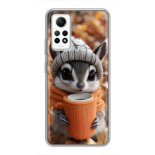 Печатный чехол «Зверята с кофе» для Xiaomi Redmi Note 12 Pro (4g)