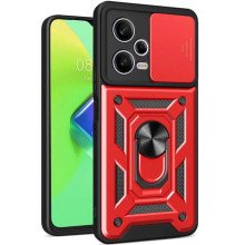 Чохол Ummi Camshield Serge Ring для Xiaomi Redmi Note 12 Pro+ 5G – Червоний