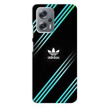 Чохли Адидас для Xiaomi Redmi Note 12 Pro Plus (AlphaPrint) (Адідас з полосами)