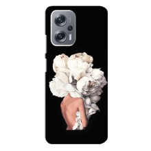 Чехлы (ART) Цветы на Xiaomi Redmi Note 12 Pro Plus (VPrint) (Білі квіти)