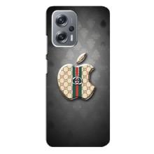 Чохли  GUCCI для Сяомі Редмі Нот 12 Про Плюс (AlphaPrint) (Apple gucci)
