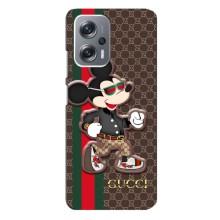 Чохли  GUCCI для Сяомі Редмі Нот 12 Про Плюс (AlphaPrint) (Маус Гуччі)
