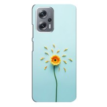 Чохли з квітами для Xiaomi Redmi Note 12 Pro Plus (VPrint) (Жовта квітка)