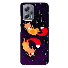 Чохли з картинкою Лисичка для Xiaomi Redmi Note 12 Pro Plus (VPrint) (Лисички космонавти)