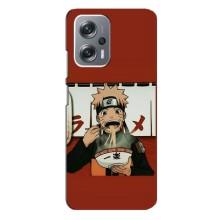 Чехлы с тематикой АНИМЕ для Редми Ноут 12 Про Плюс (VPrint) – Наруто с лапшой