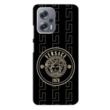 Чехлы VERSACE для Редми Ноут 12 Про Плюс (PREMIUMPrint) (Лого Версаче)