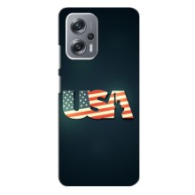 Чехол Флаг USA для Xiaomi Redmi Note 12 Pro Plus (USA)