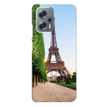 Чохол Ейфелева Вежа Xiaomi Redmi Note 12 Pro Plus - (AlphaPrint) (Дорога до Парижу)