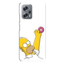 Чjхол з Сімпсонами для Xiaomi Redmi Note 12 Pro Plus (VPrint) (Гомер з пончиком)
