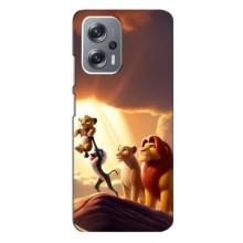 Чехол Король лев на Редми Ноут 12 Про Плюс (Рождение Симбы)